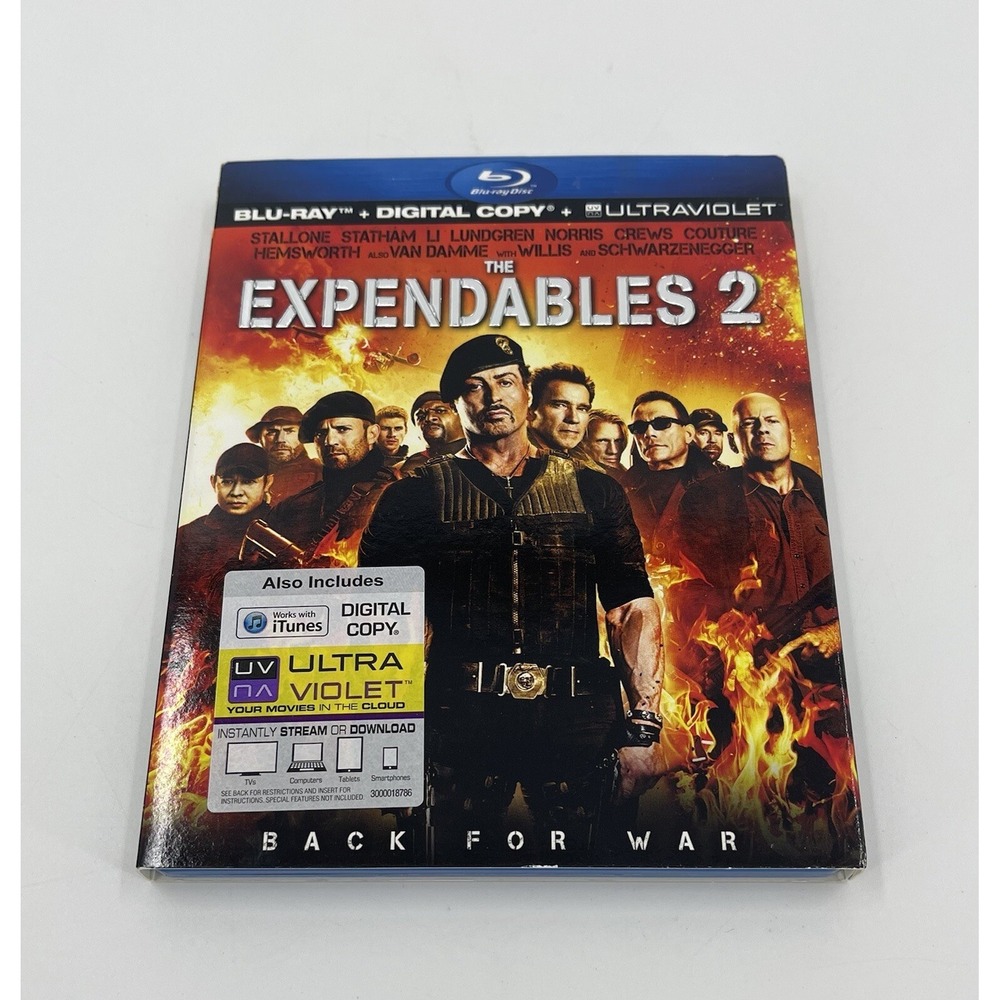 The Expendables 2 (Blu-ray, 2012)‎ Amazing Condition Movie - With Sleeve